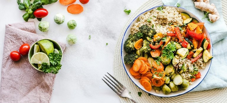 Тарелка с едой