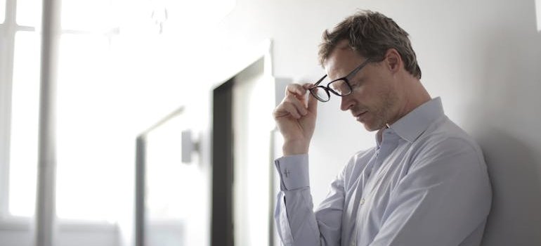 человек в состоянии стресса